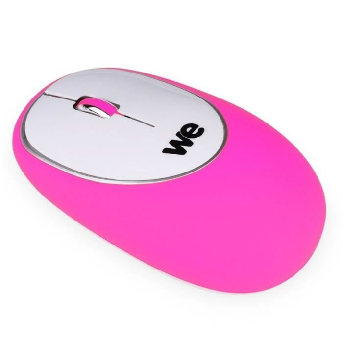 WE Souris - Sans fil - Silicone - Fushia