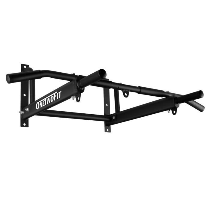 OneTwoFit Barre de Traction Station de Traction Murale avec une conception plus stable à 6 Trous OT103