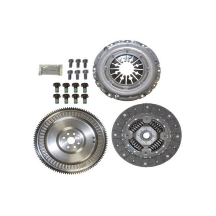Kit d embrayage complet 3 pièces avec volant moteur rigide, Ford S-Max 1.8 TDCI de 05/06 à 12/08