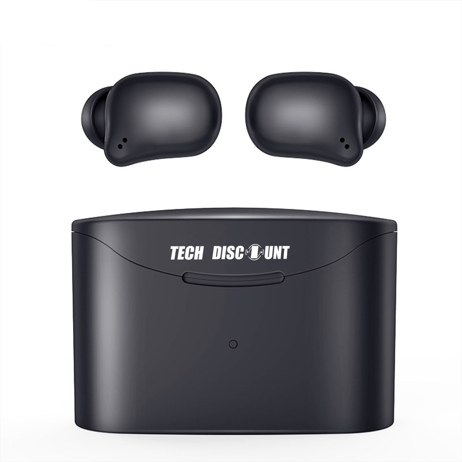 Oreillette Bluetooth 5.0 Mini ceinture de sport sans fil Boîte de charge rapide Écouteurs stéréo étanches intra-auriculaires
