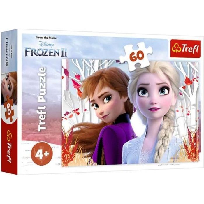 Puzzle reine des neiges Elsa et Anna 60pcs