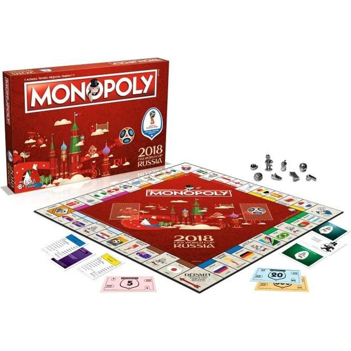 MONOPOLY - FIFA Coupe du Monde 2018 - Jeu de société