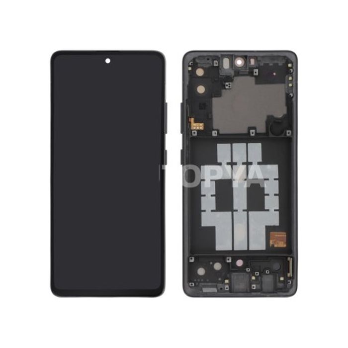 Ecran LCD Complet Noir Oled Sur Châssis Pour Samsung Galaxy A51 5G (A516B)