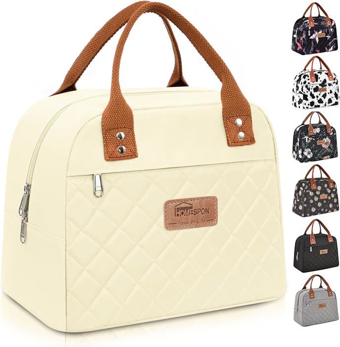 Sac Isotherme Repas, Néoprène Lunch Bag Femme Homme Enfant Imperméable Sac Isotherme Repas, Néoprène Lunch Bag Femme Homme Enfant Imperméable