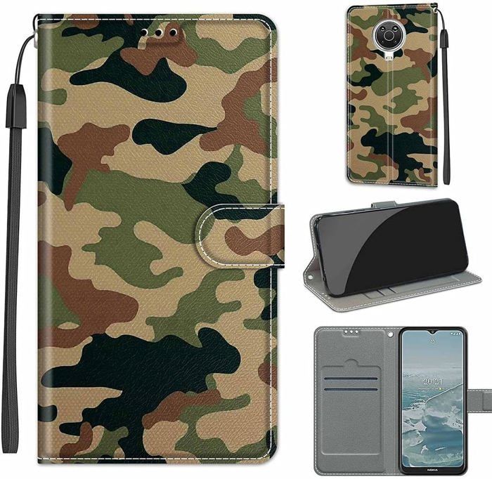 CoverKingz Cover Portafoglio Con Motivo Mandala Per Nokia G20/G10 - Custodia A Libro In Ecopelle Con Slot Carte E Supporto - 4
