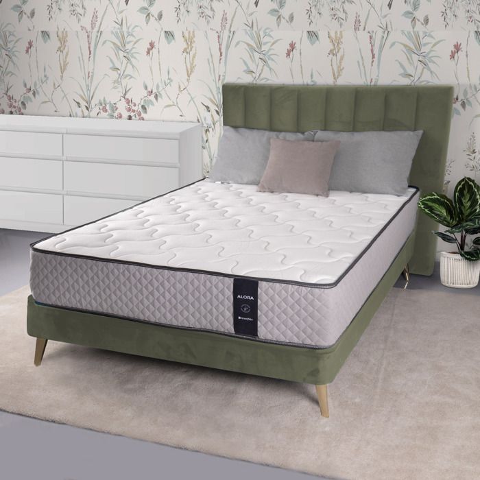 Matelas en Mousse à mémoire de Forme Gamme Haute, soja, 80 x 200 cm.[G2701] - Maison
