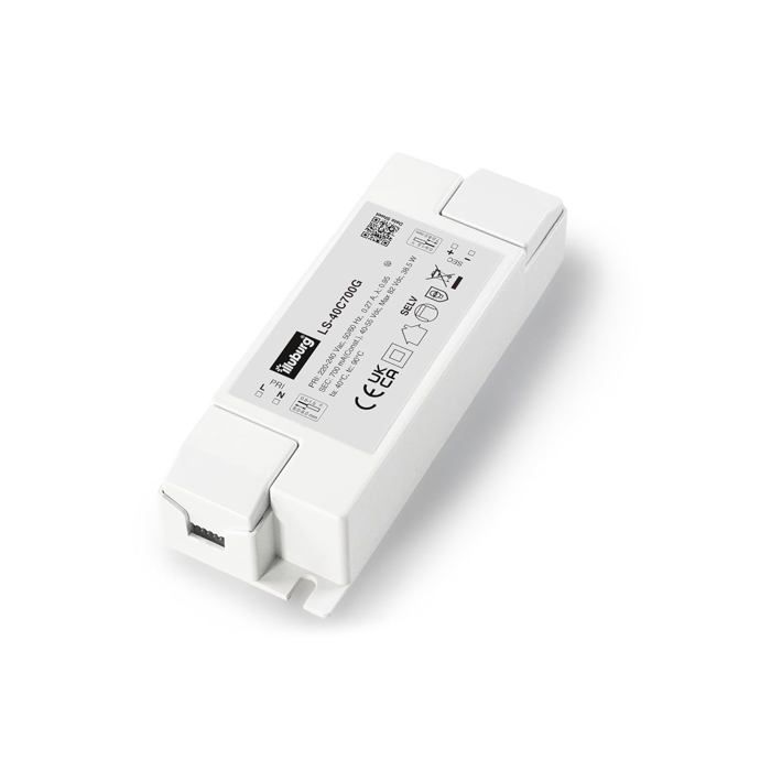 Driver LED CC 700 MA 30-42 VDC - Alimentation Courant Constant Pour LED Jusqu'à 30W - Homologué CE