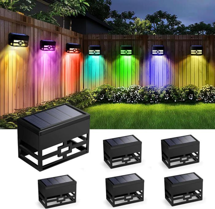 Collasis Lot De 2 Lanternes Solaires D'extérieur étanches En Métal