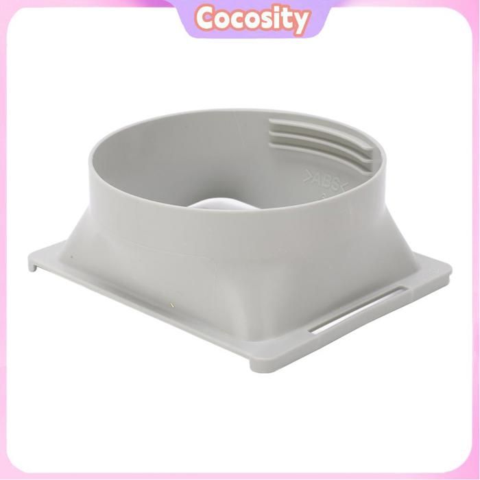 5.9-6in Adaptateur de Raccord Déchappement de Climatisation Portable carré à Coupleur de Tuyau Rond pour Tuyau carré à 6in