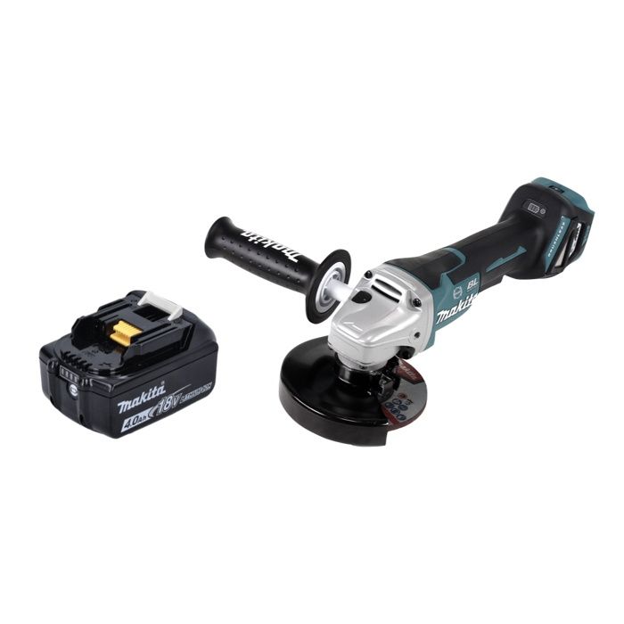 Makita DGA 517 RT Meuleuse d'angle sans fil 18 V 125 mm Brushless + 2x batterie 5 0 Ah + chargeur - vue 5
