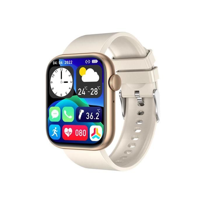Montre connectée - Edition Gamma 2024 -avec bracelet en silicone couleur Beige Montre connectée - Edition Gamma 2024 -avec bracelet en silicone couleur Beige