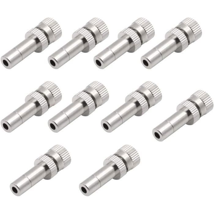 Spray de brumisation en laiton, 10 pièces, 6 Types de Micro Irrigation