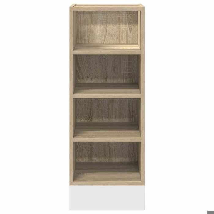 Meuble bas de cuisine - WIENS - Chêne Sonoma - 30x445x815 cm - Bois dingénierie - Capacité totale 80 kg