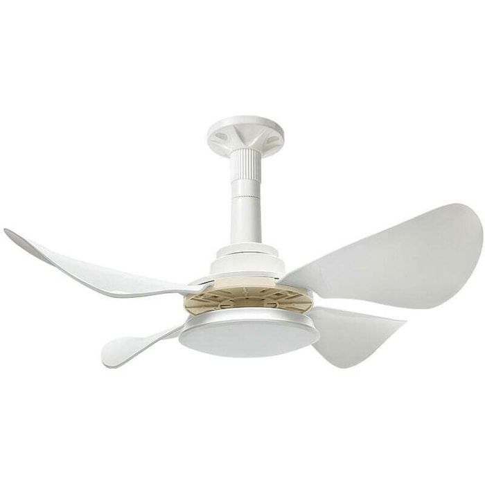 Ventilateur de plafond avec lumière LED - PZCC - 62 cm - 48W - Dimmable - Télécommande incluse - 3 vitesses - Pzcc