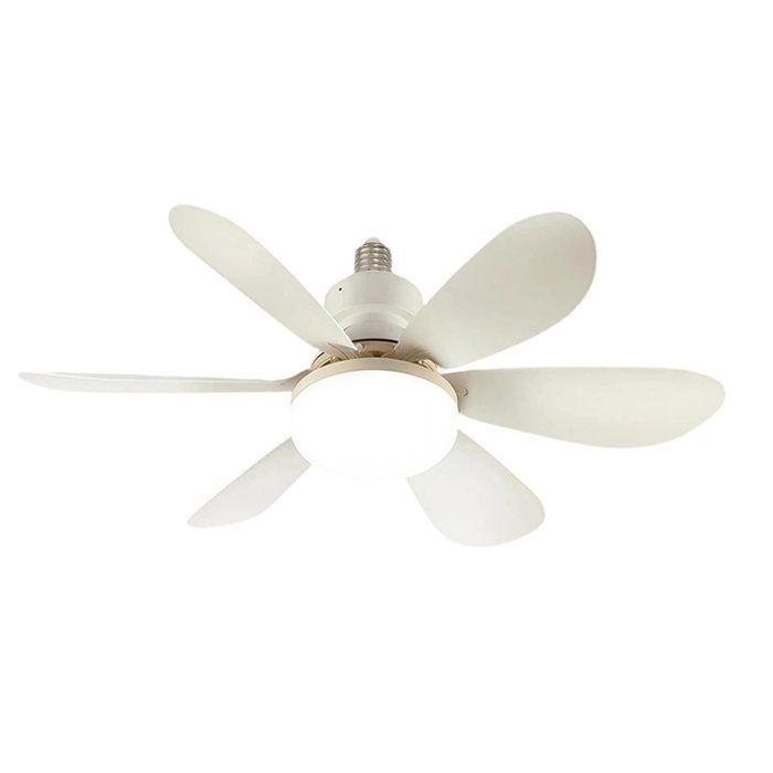 Ventilateur de Plafond Extérieur Étanche Fanbulous de 52 cm (20.47 Pouces) avec Lumières Télécommande et Moteur CC à 6 Vitesses A