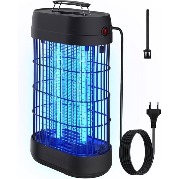 Lampe Anti Moustique 18W UV Tue Mouche Eléctrique Couvrant 80m² Anti Insectes Moucherons Mites Intérieur ExtérieurPiège à