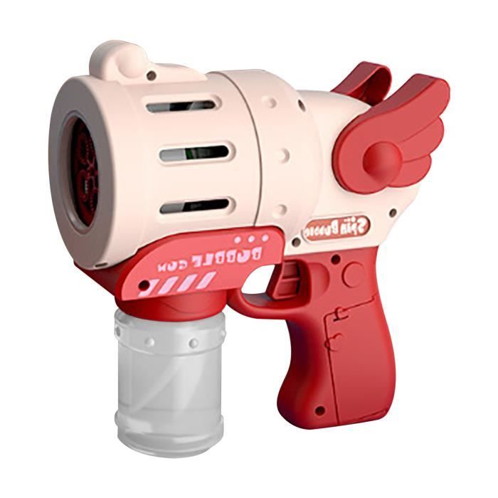 Pistolet à Bulles Panacare En Forme De Fleur – 10 000 Bulles/min – Lumières LED – Rechargeable – Pour Jardin, Plage, Anniversaire, Mariage