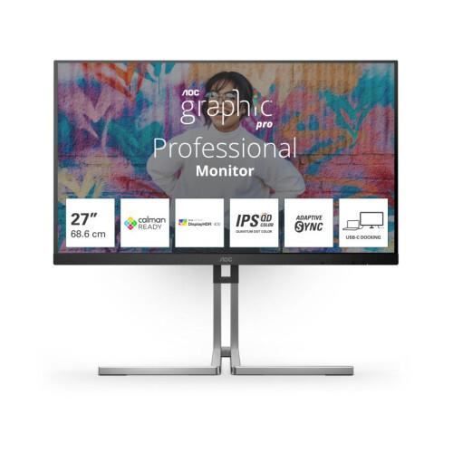 Écran PC - AOC - Q27U3CV - 27 pouces - 2560 x 1440 - Delta E < 2 - Calman Ready