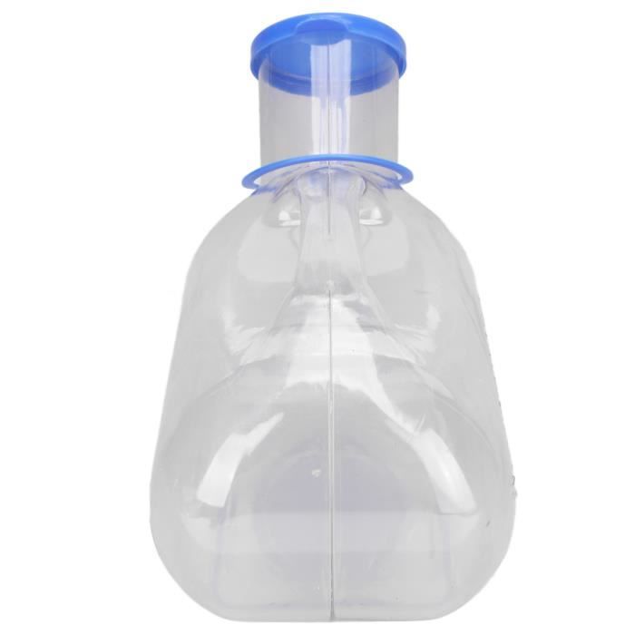 Urinoir pour hommes 1000ML Urinoir portatif pour hommes de 1000ML avec  couvercle contenant d'urine en plastique Transparent 145740