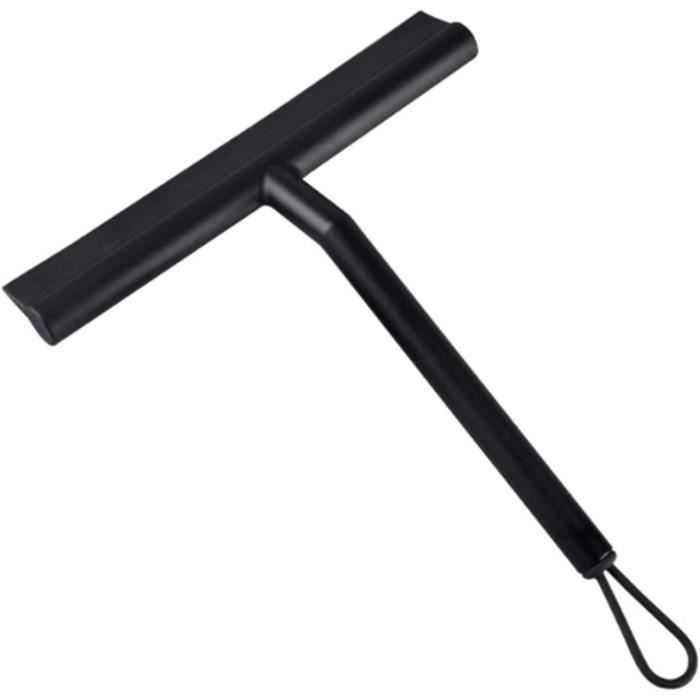 Raclette Douche Silicone - 21cm - Avec Support Et Chiffon Microfibre - ECENCE