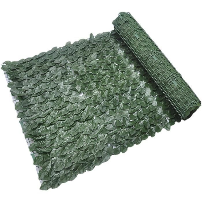 Rouleau Clôture Lierre Artificiel 1m X 3m Ou 0.5m X 3m - Haie Brise-Vue Extérieur Intérieur