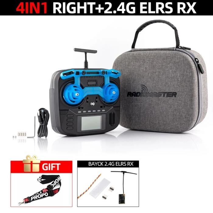 Émetteur Radio 2.4GHz 6 Canaux Avec Récepteur | Compatible MicroZone MC6C NI V2 | Pour Drones, Avions, Bateaux RC