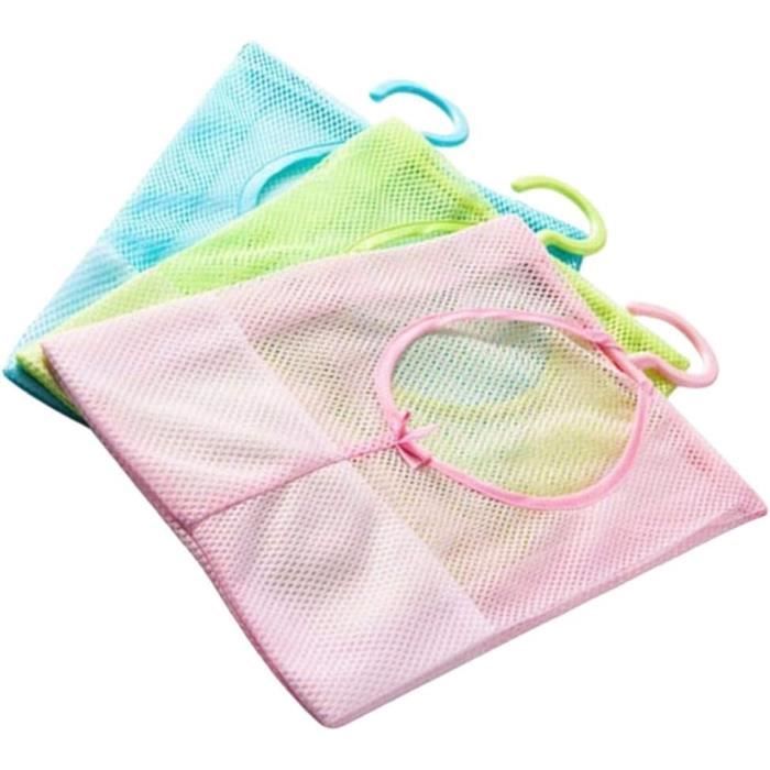 Sac Rangement Pinces à Linge ZGDEIWGF - Coton, Crochet Rotatif, 32x28 Cm | Séchage Pratique, Rangement Malin