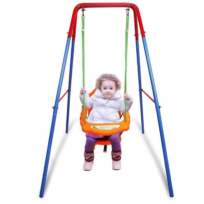 Laizere Portique Bebe Baby Swing Avec Siege 3 En 1 Avec Dossier Accoudoir Et Ceinture Securite 1 3 Ans Cdiscount Jeux Jouets