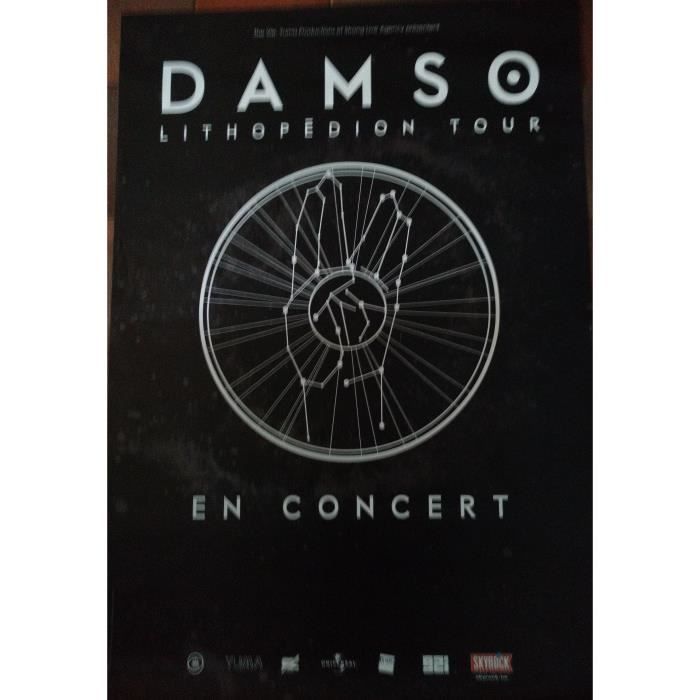 Damso Lithopedion Tour 68x98cm Affiche Poster Envoi Roule Cdiscount