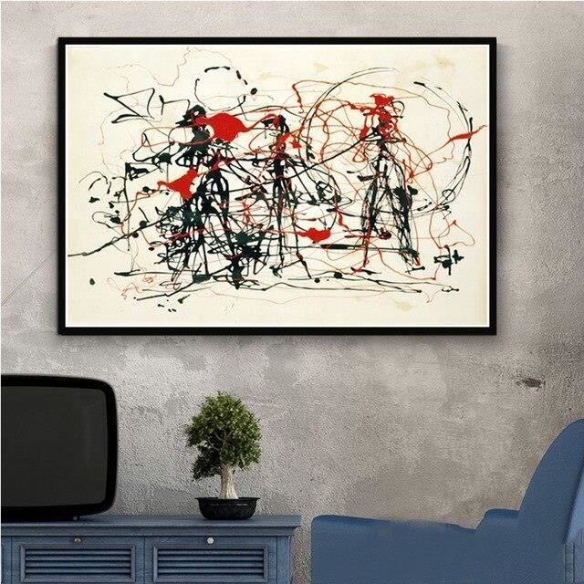 Impression artistique « Abstrait Jackson Pollock peinture Art Original », par ZeeClark | Redbubble