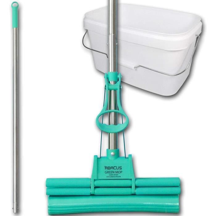 ALANBERG Kit serpillère avec Seau - Système à 2 Compartiments pour ALANBERG Kit serpillère avec Seau - Système à 2 Compartiments pour