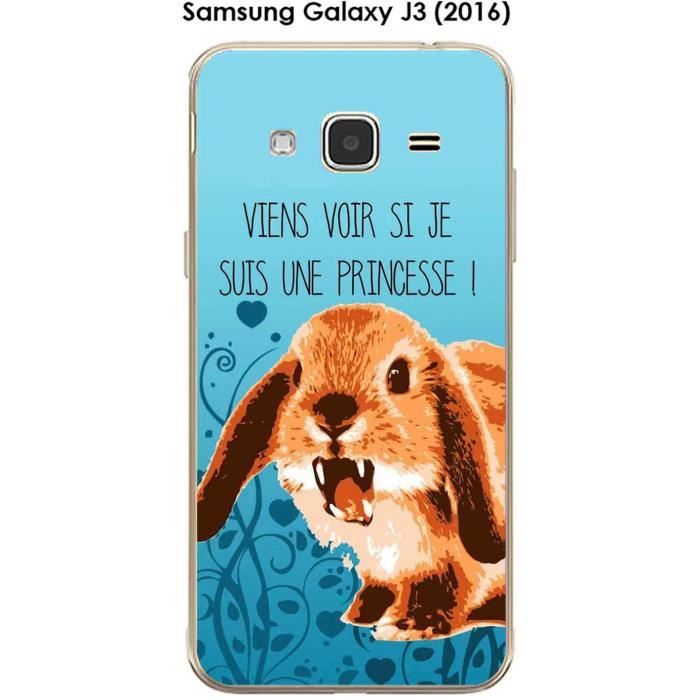 Coque Samsung Galaxy J3 (2016) design Lapin Princesse - Cdiscount ...
