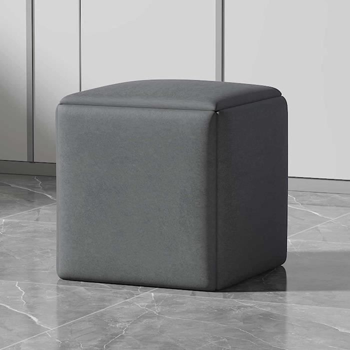 Tabouret Pouf Gigogne Cube 5 En 1, Repose-Pieds, Chaise De Canapé