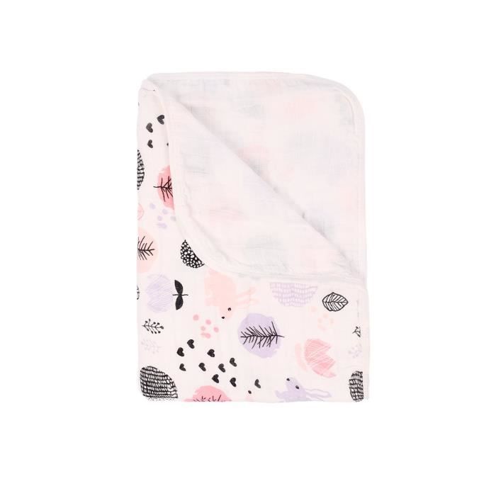 Miracle Baby Couverture Emmaillotage De Mousseline En Coton Deux Couches 100 X 150cm Poussette De Bebe Pour Nouveau Ne Douce Ult Cdiscount Puericulture Eveil Bebe