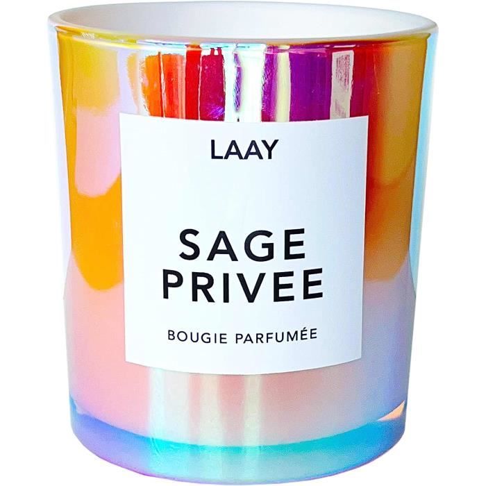 Bougie sauge et sel de mer