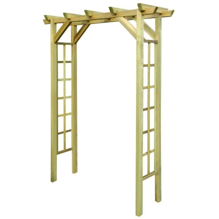 Arche En Bois Pour Plantes Grimpantes Cdiscount