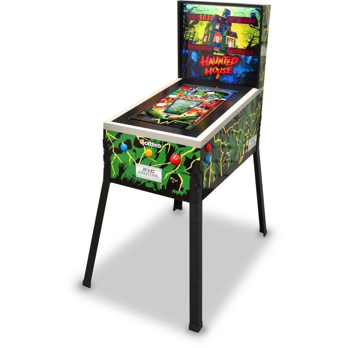 Flipper numérique avec écran LCD 24 sur pied 12 jeux inclus 4 joueurs Nudge Secousse et Tilt Type borne d'arcade Neuf - vue 4
