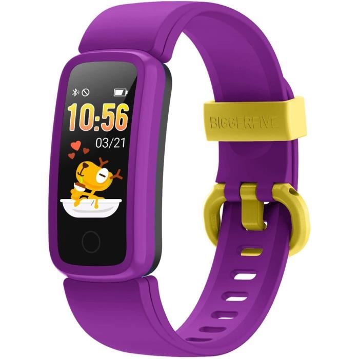 Montre Intelligente Enfants BIGGERFIVE 4-10 Ans - 22 Jeux, Caméra HD, Podomètre, Éducative Sans Smartphone