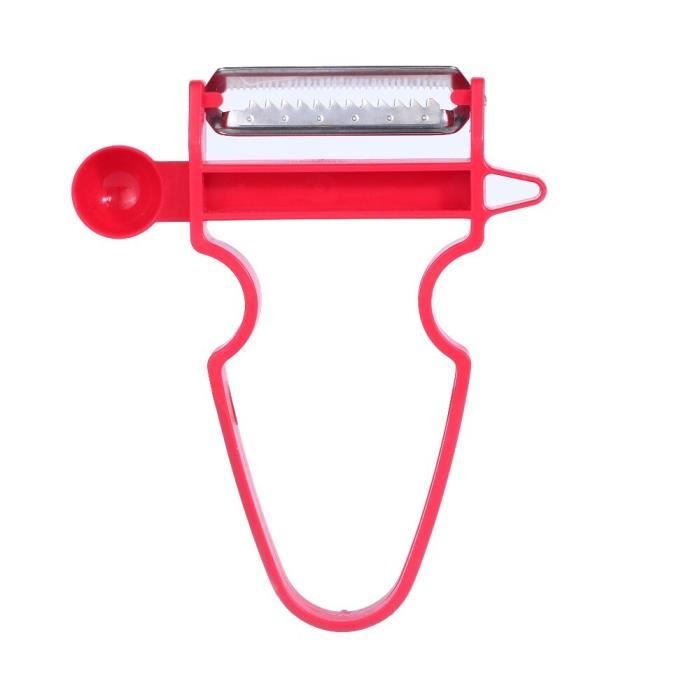 TUPPERWARE 30930 Économe, éplucheur universel rouge - D119 - lame plate