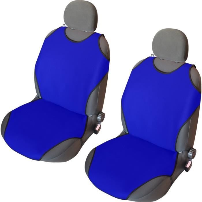 CSC402 - Couvre Siège pour Voiture T Shirt, housse de siège auto Protecteur de siège, coussin cover auto, Retour Coussin Bleu (1