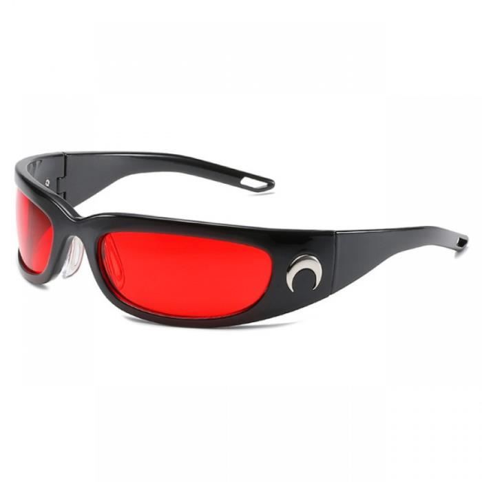 Lunettes de soleil classiques r tro en forme de lune pour hommes