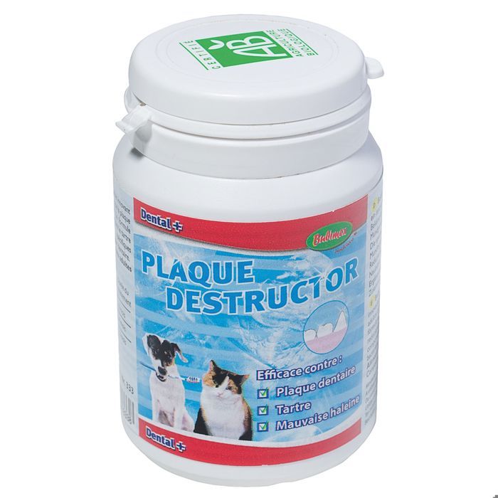 Anti-tartre Plaque Destructor - Bubimex - 80g - Poudre dalgues - Pour chien - Prévention tartre Anti-tartre Plaque Destructor - Bubimex - 80g - Poudre dalgues - Pour chien - Prévention tartre