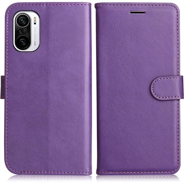 ZONNAVI Leder-Hülle Für Xiaomi Poco F3 5G / Mi 11i – Flip Case Mit Kartenfächern & Ständerfunktion (Rot)