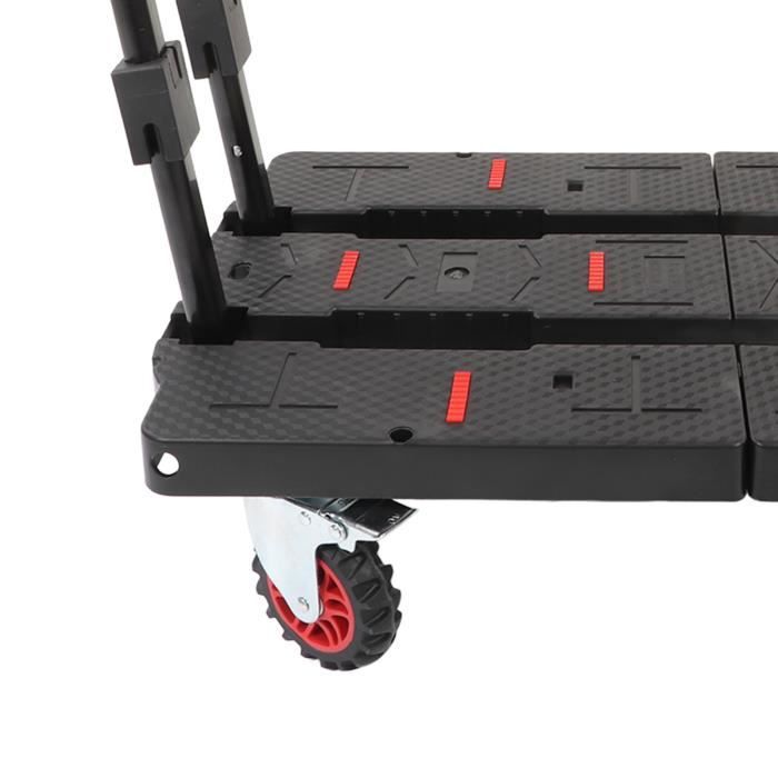 Chariot Plate-forme Pliant 400 Kg - Pneumatique - Transport Colis & Sacs - Compact