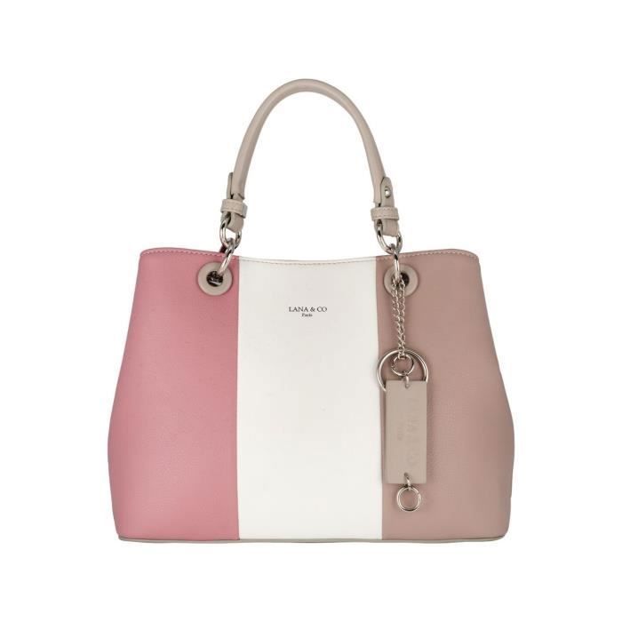 Sac à Main - CRAZYCHIC - Multicolore - Similicuir - 3 Compartiments - Bandoulière Réglable Sac à Main - CRAZYCHIC - Multicolore - Similicuir - 3 Compartiments - Bandoulière Réglable
