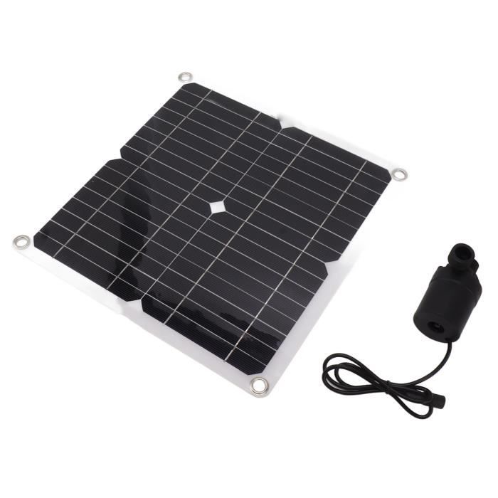 Kit Pompe à Eau Solaire 50W Avec Batterie & Contrôleur – Panneau 28,5 Cm, 800 L/h, Pour Étang, Jardin, Cascade