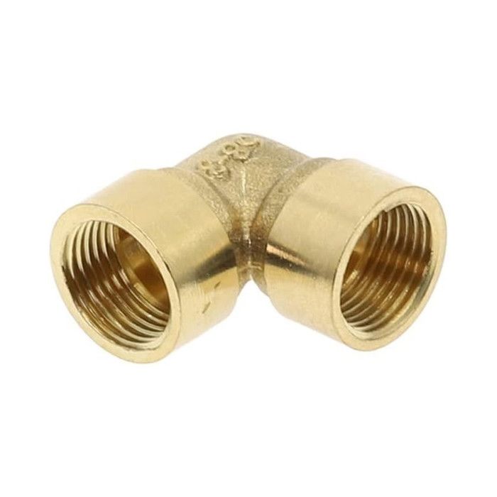 1 Pièce Connecteur De Robinet En Laiton 1/2" Et 3/4",Filetage Femelle Angle 90°,Connecteur De Tuyau Rotatif à 360°,Laiton Adaptateur Tuyau Faucet, Raccord De Tuyau Extérieur