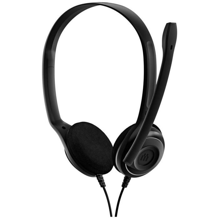 EPOS PC 8 USB Micro-casque supra-auriculaire filaire Stereo noir Mise en sourdine du microphone volume réglable ordina