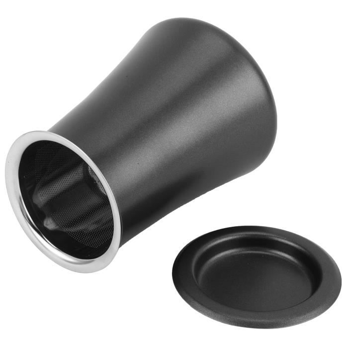 Tampon à Café Inox Avec Base Silicone Et Poignée Bois - 51mm