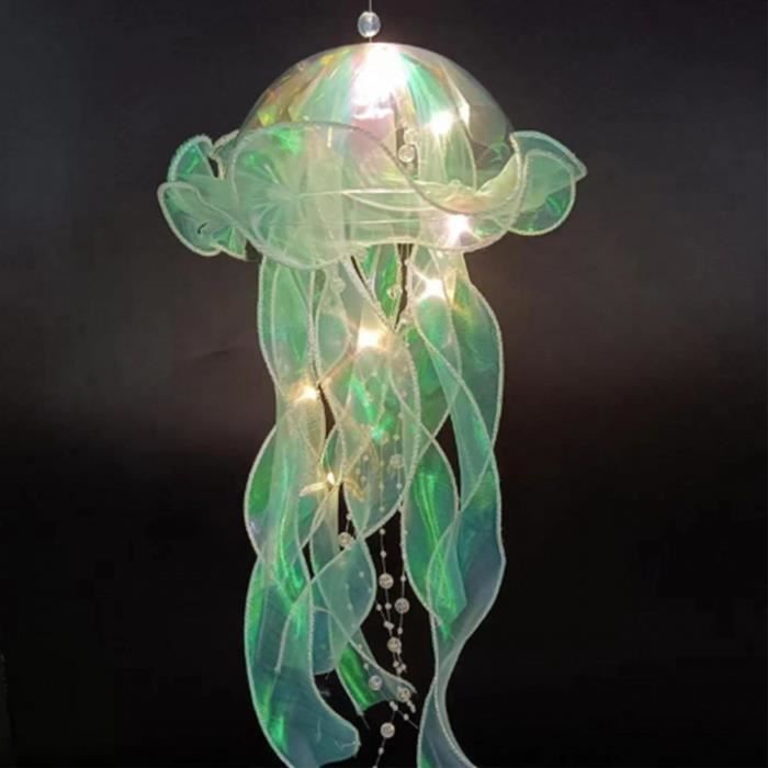 6 Lanterne Di Carta A Forma Di Medusa – Decorazione Feste A Tema Oceano E Sirena – 25 Cm